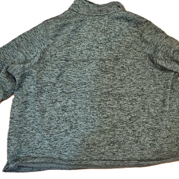 24-26W (3X) Women's Lands End Plus Size Sweater Fleece Quarter Zip Pullover - Picture 4 of 5
